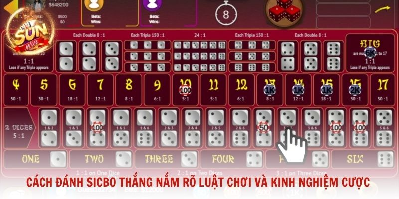 cách đánh Sicbo thắng